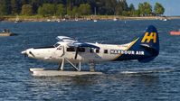 C-FHAD @ CAC8 - Harbour Air #315 taxiing to the Nanaimo Harbour terminal. - by M.L. Jacobs