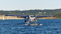 C-FJHA @ CAC8 - Harbour Air #318 taxiing to Nanaimo Harbour terminal. - by M.L. Jacobs