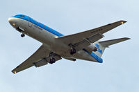 PH-KZB @ EGLL - Fokker F-70 [11562] (KLM cityhopper) Home~G 30/04/2014. On approach 27R. - by Ray Barber