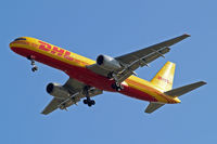 D-ALED @ EGLL - Boeing 757-236F [22179] (DHL) Home~G 13/04/2014. On approach 27R. - by Ray Barber