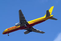 D-ALED @ EGLL - Boeing 757-236F [22179] (DHL) Home~G 13/04/2014. On approach 27R. - by Ray Barber