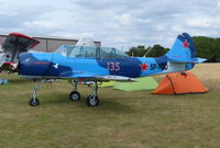 SP-YDD @ EGMA - SP-YDD '135' at Fowlmere 11.7.15  Soviet AF c/s - by GTF4J2M