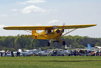 G-ATKI @ EGHP - Piper J-3C-65 Cub [17545] Popham~G 03/05/2014 - by Ray Barber