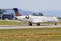 D-ACNA @ LFSB - Canadair Regional Jet CRJ-900ER, Take off rwy 15, Bâle-Mulhouse-Fribourg airport (LFSB-BSL) - by Yves-Q