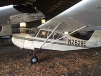 N2828E @ N30 - In hangar at the Cherry Ridge Airport - by Scott Ames