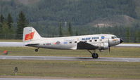 N12BA @ CYXY - Taking off from Whitehorse, Yukon, bound for Fairbanks, Alaska, on ALSIB commemorative flight. - by Murray Lundberg