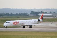 F-HMLA @ LFPO - Canadair Regional Jet CRJ-1000, Lining up prior take off rwy 08, Paris-Orly airport (LFPO-ORY) - by Yves-Q