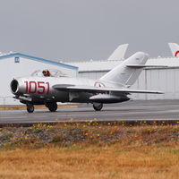 N87CN @ PAE - The Planes of Fame's MiG 15 at the 2015 Skyfair put on by FHC. - by Eric Olsen