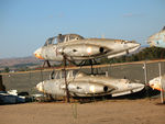 233 @ PRB - ex French AF Fouga CM.170 Magisters No. 233 and No. 419 stacked at Estrella Air Museum side lot - by Steve Nation