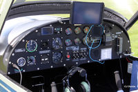 G-CEVS @ X5ES - With based Purple Aviation at Eshott Airfield, Northumberland, UK. - A cockpit shot - by Clive Pattle