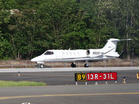 N52SY @ BFI - 1992 Learjet 31A getting ready for take off. - by Eric Olsen