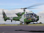 XZ292 @ CAX - Gazelle AH.1, callsign Scorpion, of 654 Squadron as seen at Carlisle in October 2004. - by Peter Nicholson