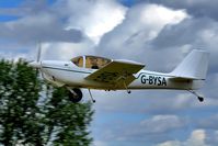 G-BYSA @ EGBR - Departure to the west - by glider