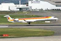 EC-LOJ @ LFBO - Canadair Regional Jet CRJ-1000, Landing rwy 14R, Toulouse-Blagnac Airport (LFBO-TLS) - by Yves-Q