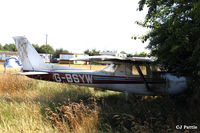 G-BSYW @ EGSP - Dumped at Sibson EGSP - by Clive Pattle