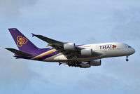 HS-TUE @ EGLL - Airbus A380-841 [125] (Thai Airways) Home~G 06/07/2015. On approach 27L. - by Ray Barber