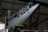 G-LEIC @ EGBG - Hangared at Leicester EGBG in a poor state - by Clive Pattle