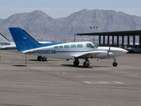 N598DM @ KVGT - SAG Inc. (Albuquerque, NM) 1979 Cessna 402C visiting @ North Las Vegas Airport, NV - by Steve Nation