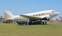 N839M @ LAL - DC-3 at Sun N Fun, previously a C-47 - by Florida Metal