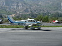N29263 @ SZP - 1979 Piper PA-28-161 WARRIOR II, Lycoming O-320-D3G 160 Hp, landing roll Rwy 22 - by Doug Robertson