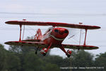 G-BKDR @ EGTW - Lauren Richardson departing from Oaksey Park for a display in Lincolnshire - by Chris Hall