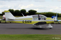 G-BAEM @ EGBT - Taxi to parking at Turweston EGBT - by Clive Pattle
