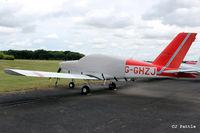 G-CHZJ @ EGBT - Parked at Turweston Aerodrome EGBT - by Clive Pattle