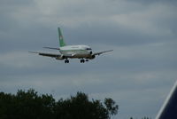 5U-BAG @ EGHL - President of Niger flight coming into ATC lasham for maintenance 
B737-200 Stage II - by Jetops1