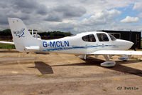 G-MCLN @ EGBT - Parked up at Turweston Aerodrome EGBT - by Clive Pattle