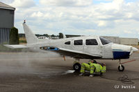 G-PSRT @ EGBT - Wash and brush up before repainting at Turweston Aerodrome EGBT - by Clive Pattle