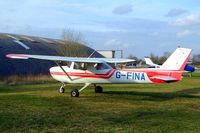 G-FINA @ EGTN - R/Cessna F.150L [0826] Enstone~G 17/03/2004 - by Ray Barber