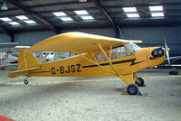 G-BJSZ @ EGTN - Piper J-3C-65 Cub [12047] Enstone~G 17/03/2004 - by Ray Barber
