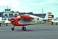OO-LEO @ EGBG - Tipsy T.66 Nipper II [62] Leicester~G 04/07/1981. From a slide. - by Ray Barber
