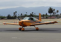 N5741L @ KRHV - A transient 1969 Grumman American Tiger (from nearby San Jose International Airport :P) getting ready to depart at Reid Hillview Airport, CA. - by Chris Leipelt