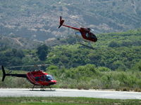 N363JS @ SZP - 1973 Hughes 369HS, Allison 250-C18A Turboshaft 400/317 shp, departure climb - by Doug Robertson