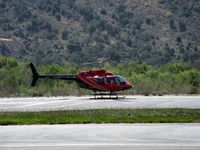 N108LG @ SZP - 1998 Bell 206B JetRanger III, Allison 250 C20B Turboshaft 420 shp flat rated at 317 shp, landed SZP Helipad - by Doug Robertson