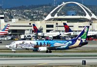 N705AS @ KLAX - Alaska Airlines (Pulling together cs.), is here at Los Angeles Int'l(KLAX) - by A. Gendorf
