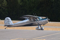 N140F @ PLU - Cessna 140 taxing in for Cubs and Classics at Thun Field. - by Eric Olsen