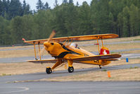 N131FH @ PLU - Bucker BU-131 taxing in for Cubs and Classics at Thun Field - by Eric Olsen