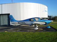 N214CL @ EHGG - at ramp of General Enterprise at GRQ - by Jack Poelstra