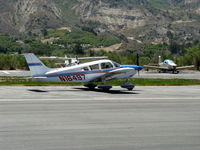 N16497 @ SZP - 1973 Piper PA-28-235 CHEROKEE CHARGER, Lycoming O-540-D4B5 235 Hp, another landing roll Rwy 22, Young Eagles Flight - by Doug Robertson