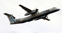 G-ECOR @ EGCC - Flybe departure from Manchester EGCC - by Clive Pattle