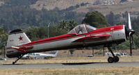 N38YK @ KRHV - A locally based 1987 Yak 55M landing on runway 13L at Reid Hillview Airport, CA. - by Chris Leipelt