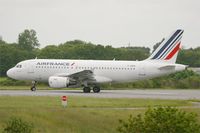 F-GRHI @ LFRB - Airbus A319-111, Take off run rwy 25L, Brest-Bretagne Airport (LFRB-BES) - by Yves-Q