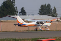 N197G @ KPAE - 2014 Sportsman in line to take off from 34R at Paine Field - by Eric Olsen