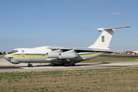 76413 @ LMML - Ilyushin IL-76MD 76413 Ukranian Air Force - by Raymond Zammit