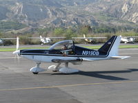 N919DB @ SZP - 2001 Bailie RANS S-16 SHEKARI, Lycoming O-320 160 Hp, tri-blade prop, taxi back - by Doug Robertson