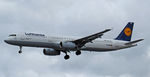 D-AISD @ EGLL - Lufthansa A321- 231 Landing runway 27L - by Mike stanners