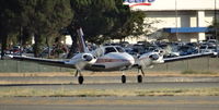 N33422 @ KRHV - Locally-based Piper Seneca departing runway 31R at Reid Hillview Airport, San Jose, CA. - by Chris Leipelt