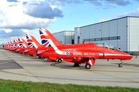 XX204 @ EGSH - Red Arrows at Norwich Airport 2015. - by keithnewsome